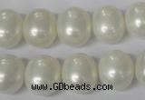 CSB136 15.5 inches 12*15mm – 13*16mm oval shell pearl beads