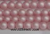 CSB1371 15.5 inches 6mm matte round shell pearl beads wholesale