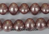 CSB139 15.5 inches 12*15mm – 13*16mm oval shell pearl beads