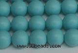 CSB1408 15.5 inches 10mm matte round shell pearl beads wholesale