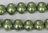 CSB145 15.5 inches 12*15mm – 13*16mm oval shell pearl beads