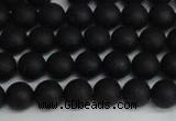 CSB1456 15.5 inches 6mm matte round shell pearl beads wholesale