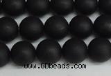 CSB1458 15.5 inches 10mm matte round shell pearl beads wholesale