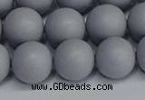 CSB1694 15.5 inches 12mm round matte shell pearl beads wholesale