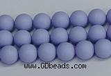 CSB1700 15.5 inches 4mm round matte shell pearl beads wholesale