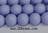 CSB1703 15.5 inches 10mm round matte shell pearl beads wholesale