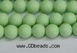 CSB1741 15.5 inches 6mm round matte shell pearl beads wholesale