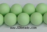 CSB1744 15.5 inches 12mm round matte shell pearl beads wholesale