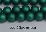 CSB1762 15.5 inches 8mm round matte shell pearl beads wholesale