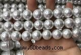 CSB2114 15.5 inches 16mm ball shell pearl beads wholesale