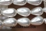 CSB2123 15.5 inches 4*7mm teardrop shell pearl beads wholesale