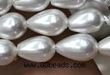 CSB2125 15.5 inches 6*9mm teardrop shell pearl beads wholesale