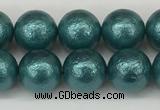 CSB2332 15.5 inches 8mm round wrinkled shell pearl beads wholesale