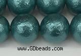 CSB2336 15.5 inches 16mm round wrinkled shell pearl beads wholesale