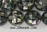 CSB4015 15.5 inches 10mm ball abalone shell beads wholesale