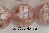 CSB4060 15.5 inches 20mm ball abalone shell beads wholesale