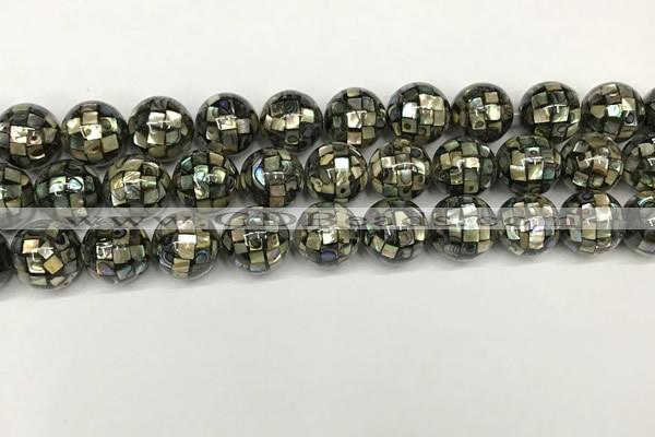 CSB4101 15.5 inches 12mm ball abalone shell beads wholesale