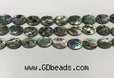 CSB4128 15.5 inches 12*16mm oval abalone shell beads wholesale