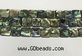 CSB4148 15.5 inches 18*18mm square abalone shell beads wholesale