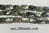 CSB4157 15.5 inches 18*25mm rectangle abalone shell beads wholesale