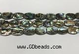 CSB4162 15.5 inches 13*18mm flat drum abalone shell beads wholesale