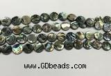 CSB4169 15.5 inches 10mm coin abalone shell beads wholesale