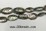 CSB4179 15.5 inches 13*30mm - 15*35mm freeform abalone shell beads