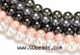 CSB45 16 inches 14mm round shell pearl beads Wholesale