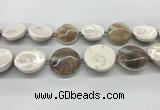 CSB4502 15.5 inches 28mm - 35mm freeform shell beads wholesale