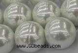 CSB660 15.5 inches 22mm whorl round shell pearl beads