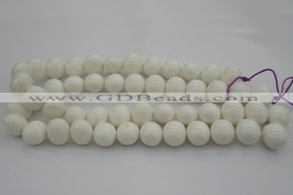 CSB710 15.5 inches 16*19mm oval shell pearl beads