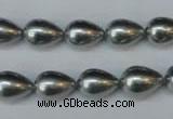 CSB860 15.5 inches 10*12mm teardrop shell pearl beads wholesale