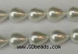 CSB862 15.5 inches 10*14mm teardrop shell pearl beads wholesale