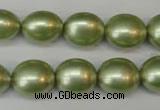 CSB881 15.5 inches 13*15mm nuggets shell pearl beads wholesale