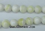 CSB953 15.5 inches 10mm round shell pearl beads wholesale