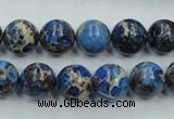 CSE212 15.5 inches 10mm round dyed natural sea sediment jasper beads