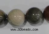 CSE5208 15.5 inches 20mm round sea sediment jasper beads wholesale