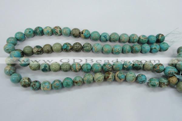 CSE76 15.5 inches 12mm round dyed natural sea sediment jasper beads