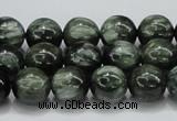 CSH04 15.5 inches 12mm round natural seraphinite gemstone beads