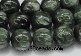 CSH05 15.5 inches 14mm round natural seraphinite gemstone beads