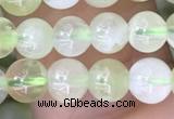 CSJ310 15.5 inches 5mm round serpentine new jade beads