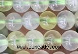 CSJ318 15.5 inches 4mm round serpentine new jade beads