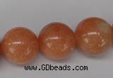 CSM08 15.5 inches 18mm round salmon stone beads wholesale