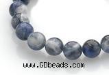 CSO01 16 inches 8mm round sodalite gemstone beads wholesale