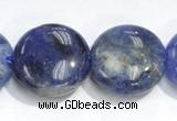 CSO09 15.5 inches A grade 8mm coin sodalite beads wholesale