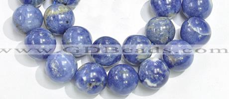 CSO14 15.5 inches 4mm round AB grade sodalite gemstone beads