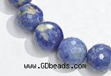 CSO17 6mm faceted round AB grade sodalite beads wholesale