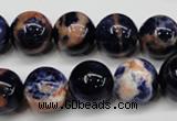 CSO264 15.5 inche 12mm round red sodalite gemstone beads wholesale