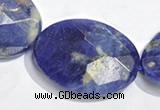 CSO27 15.5 inches faceted oval 13*18mm A grade sodalite beads