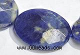 CSO28 15.5 inches faceted oval 18*25mm A grade sodalite beads